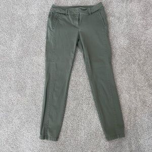 LOFT Green Skinny Pant Size 2